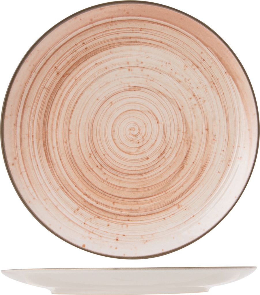 Cosy & Trendy Speiseteller Sintra Terracotta ø 26 cm - 4 Stück