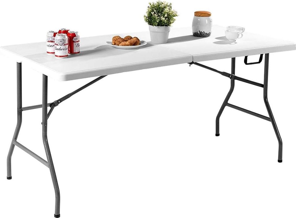 Klappbarer Buffettisch 153 x 74 cm - Ideal für drinnen und draußen