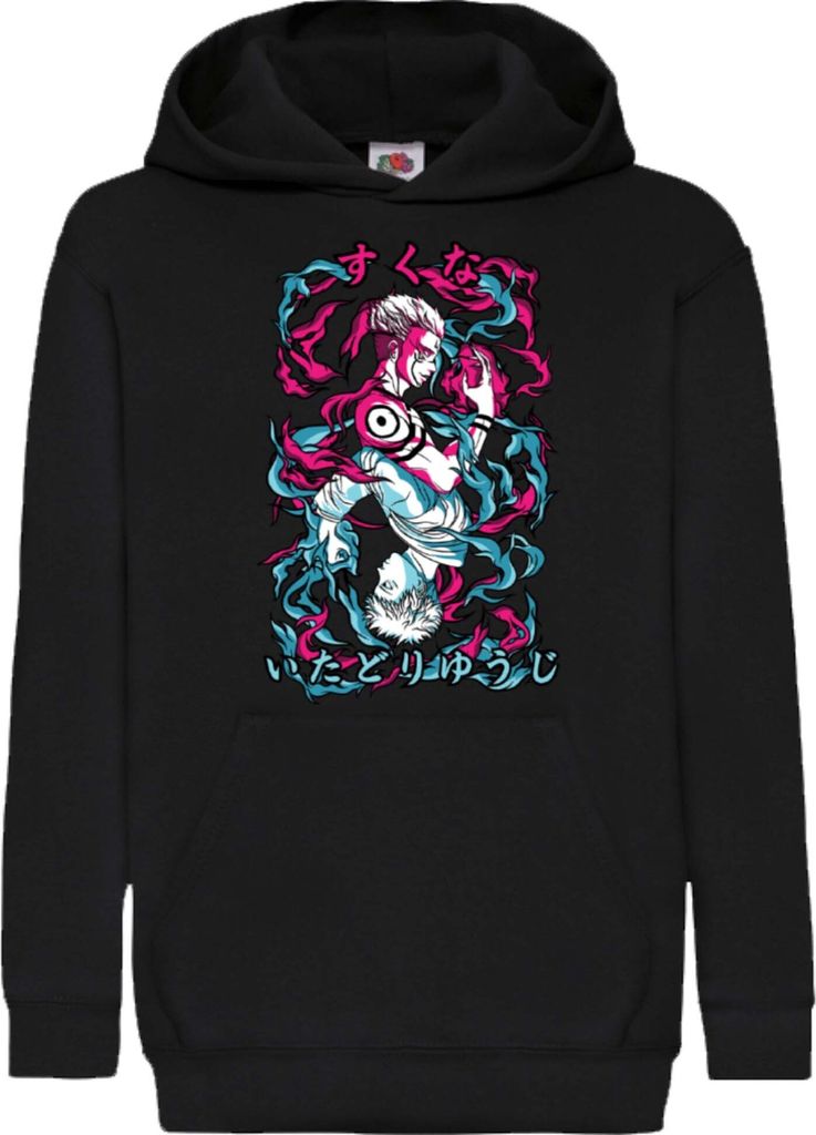 Kinder Kapuzenpullover Japan Manga Comics Anime Demon Anime Slayer Akaza 04 Var-005 Akaza Upper, 9-11 Jahr - 140 / Schwarz