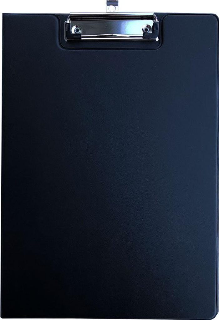 Klemmbrett mit Deckel schwarz Mappe Schreibunterlage Produktbild 