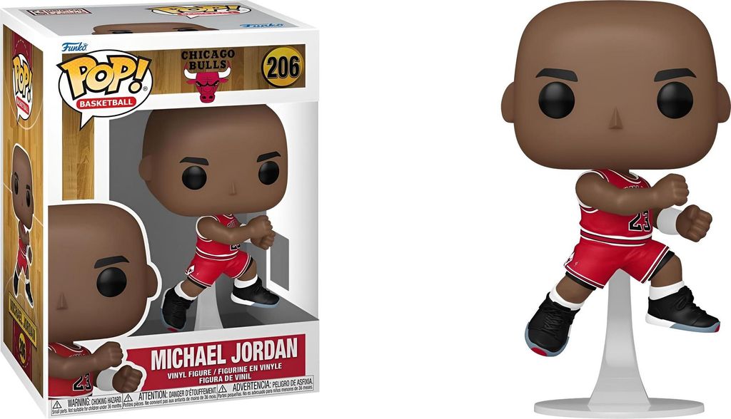 FUNKO POP! Sports Basketball NBA Vinyl Figur Chicago Bulls Michael Jordan(`89) "The Shot" 206