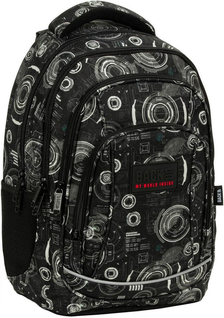 Schulrucksack mit vier Fächern Derform BACKUP A Radars Produktbild 