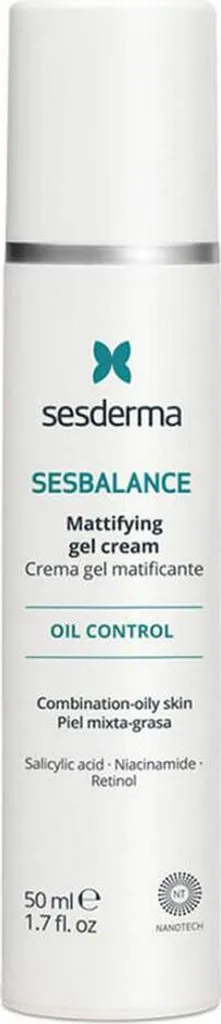 Gel-crème séborégulateur Sebalance 50ml - Élimine la brillance et les pores