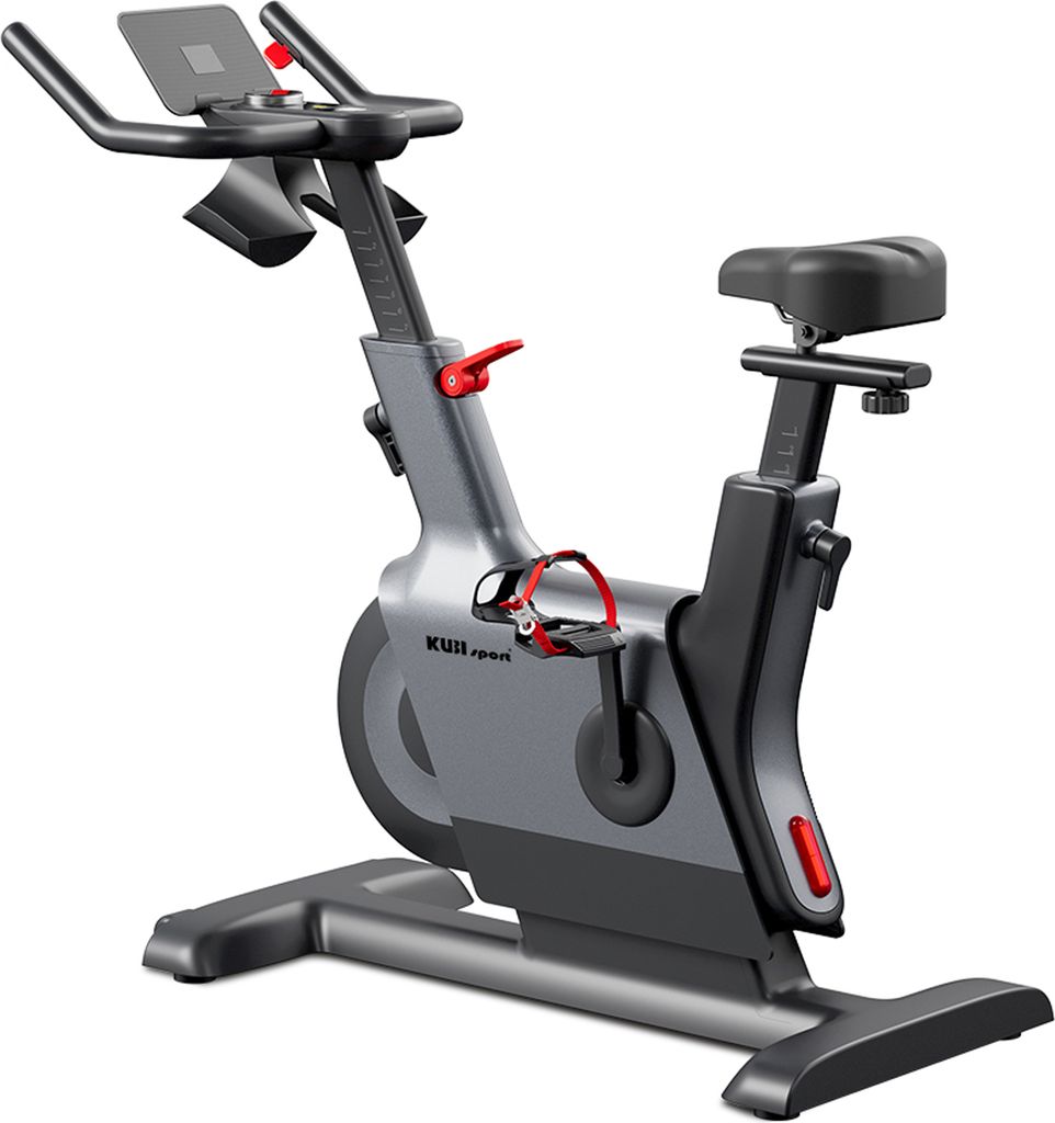 Magnetischer Fahrradtrainer BC91K kabellos, energieautark mit bluetooth schwarz grau
