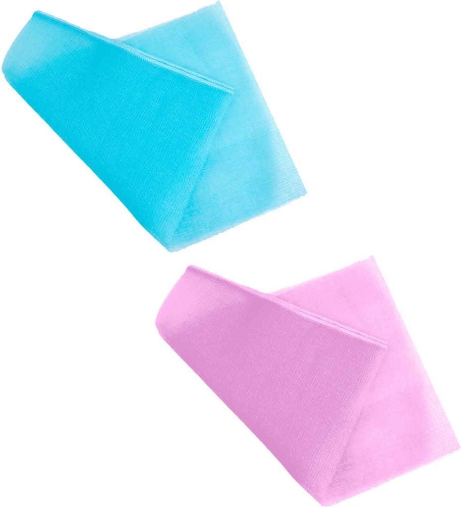 Stück Peeling-Waschlappen-Netzschwamm, afrikanisches Waschnetz, Körper-Dusch-Reinigungsschwämme, Waschlappen-Handtuch-Körper zum Entfernen abge...