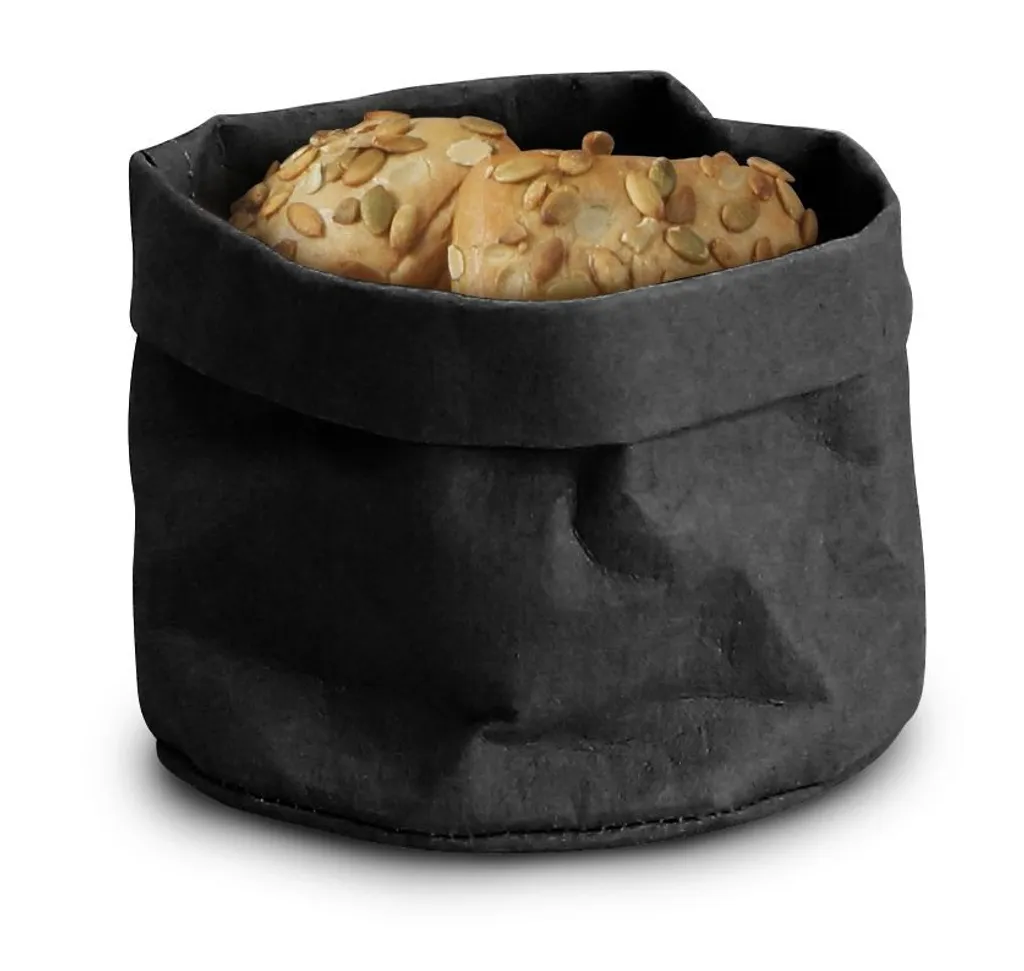 Offerta Borsa Pane HENDI Nera 170x170mm - Carta Kraft Lavabile per Tavola