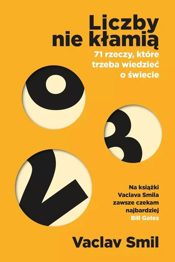 Livre Liczby nie kłamią de Vaclav Smil en polonais - Essai scientifique