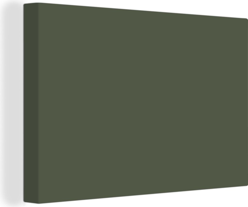 OneMillionCanvasses - Leinwandbilder - 150x100 cm, Grün - Olive - Farbe - Grün - Fest - Olivgrün, Wandbilder Kunstdruck Wanddekoration - Foto ...