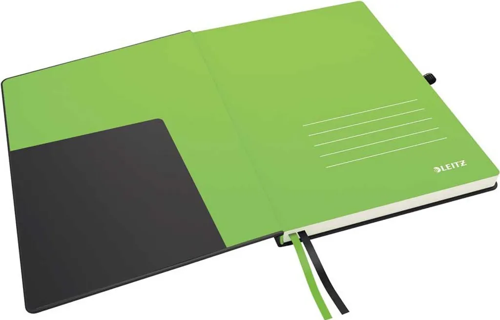 Carnet Notes A4 Robuste Leitz - Fini les Feuilles Cornées avec ce Cahier Noir - 13