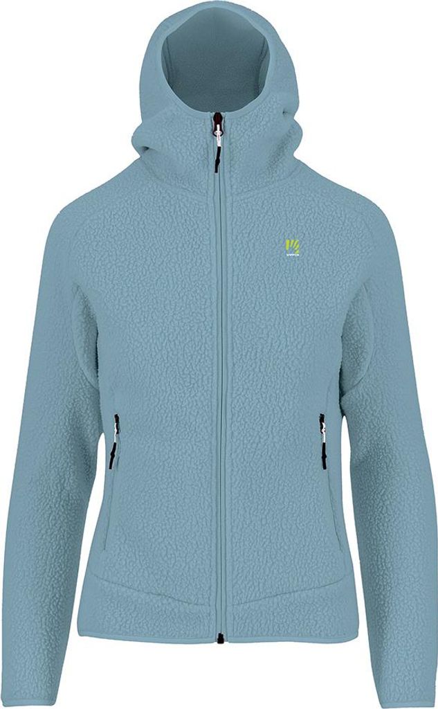 Karpos Moiazza Retrò Fleece Mit Durchgehendem Reißverschluss Blau S Frau Blau S