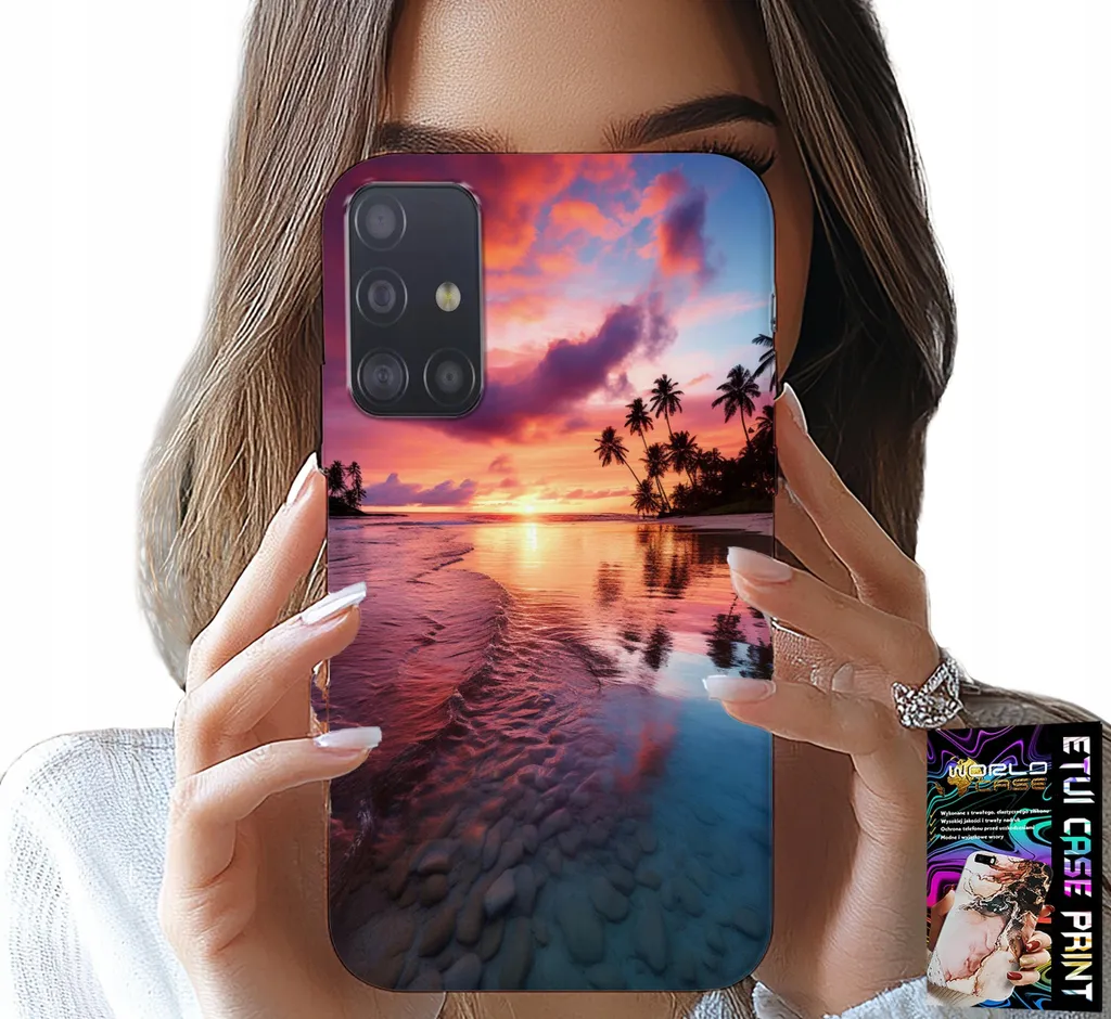 Custodia Samsung M31S Spiaggia Isola Bella + Vetro Temperato Omaggio