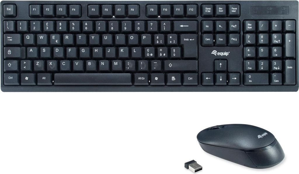 Equip Kombi Wireless Tastatur+Maus                IT Produktbild 