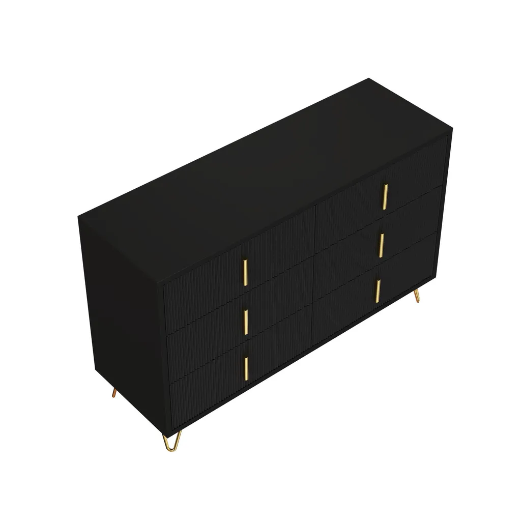 Optimisez votre rangement avec cette commode 120 cm à 6 tiroirs