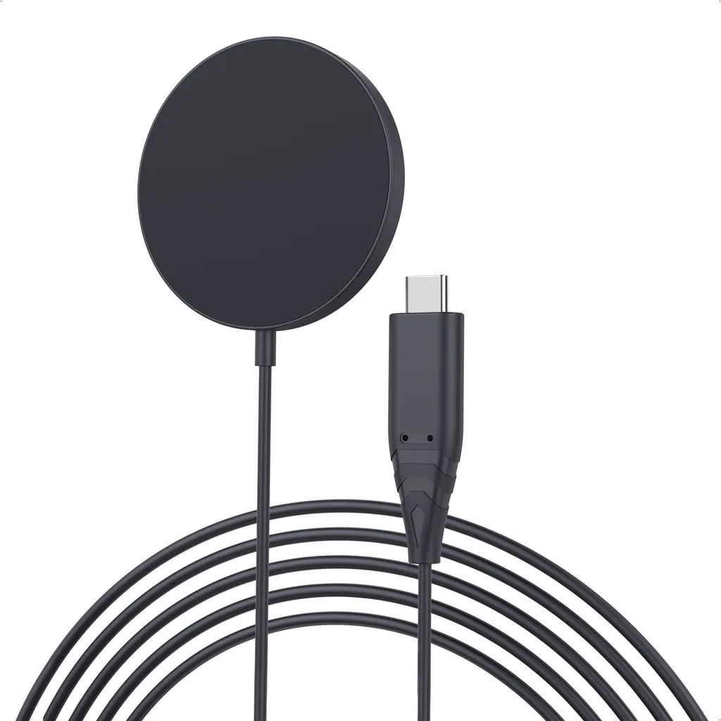 Choetech 15W MagSafe belaidis magnetinis įkroviklis iPhone 12/13/14 , juodas (T518 BK) - 5