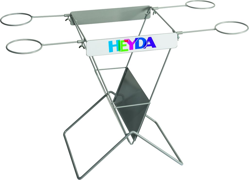 HEYDA Display Schulüten ca. 35 (85) x 32 x 48 (110) cm weiss/Metall