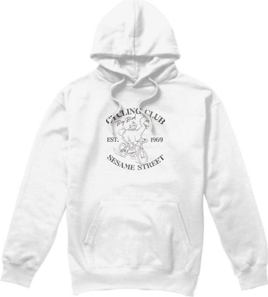 Sesame Street - "Cycling Club" Kapuzenpullover für Herren/Damen Uni TV27499 (L) (Weiß)
