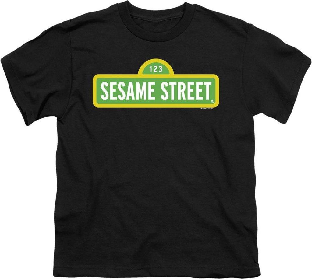 Sesame Street - T-Shirt für Kinder TV2964 (104) (Schwarz)