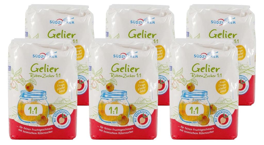 Südzucker Gelier Rüben Zucker 1:1 (10 x 1000g) Produktbild 
