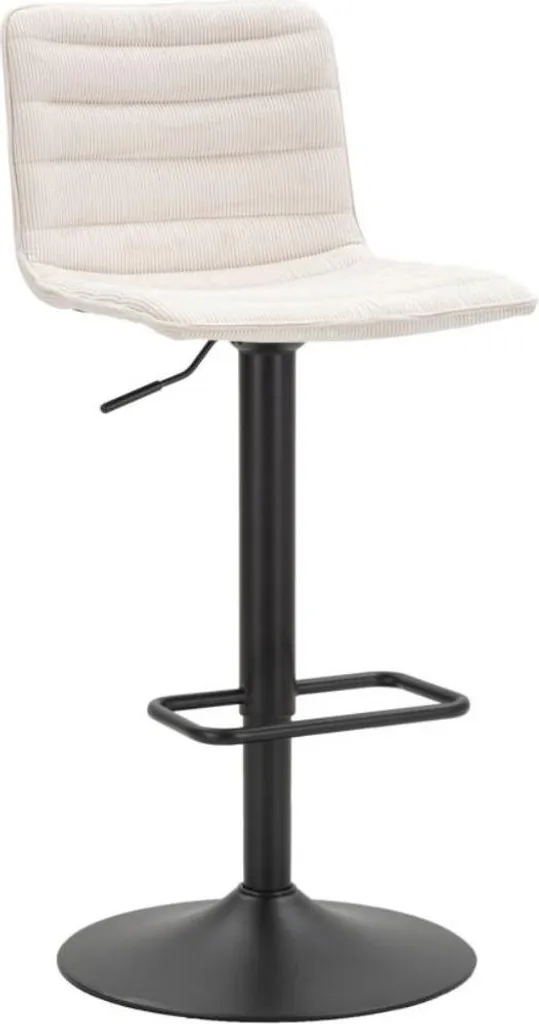 Tabouret de bar stable et anti-rayure en métal, lot de 2 hauteurs 85.5 cm