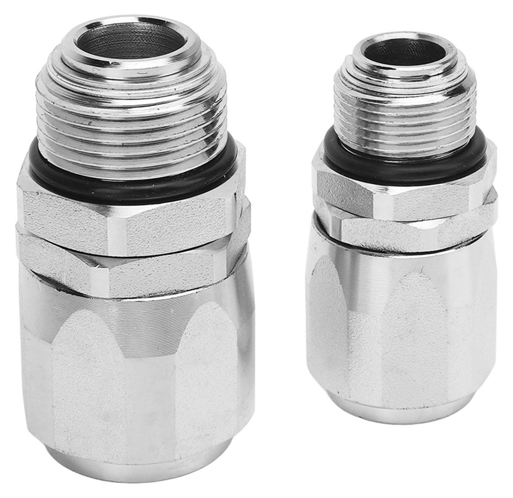 Kraftstoffschlauch-Drehverbinder, 32 mm, 360° drehbar, Metall, verbesserte Dichtungsleistung für 34 mm bis 37 mm Außendurchmesser, Automobil