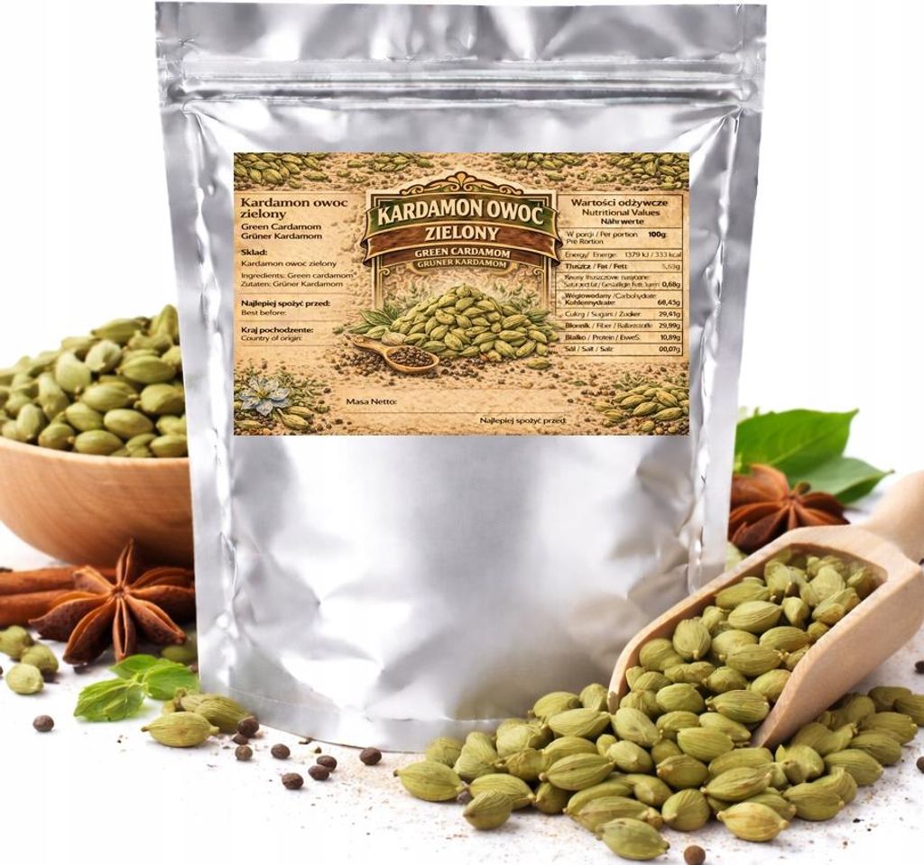 Kardamóm zelený PREMIUM 100g Obrázok produktu 