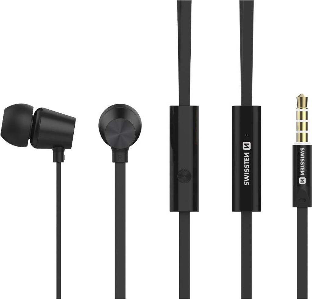 Swissten Dynamic YS500 Stereo-Ohrhörer mit Mikrofon und Fernbedienung