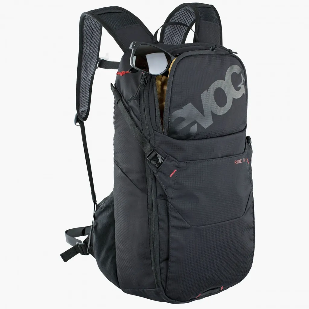 EVOC Ride 16L - Sac à dos de vélo Noir avec compartiment hydratation - 9