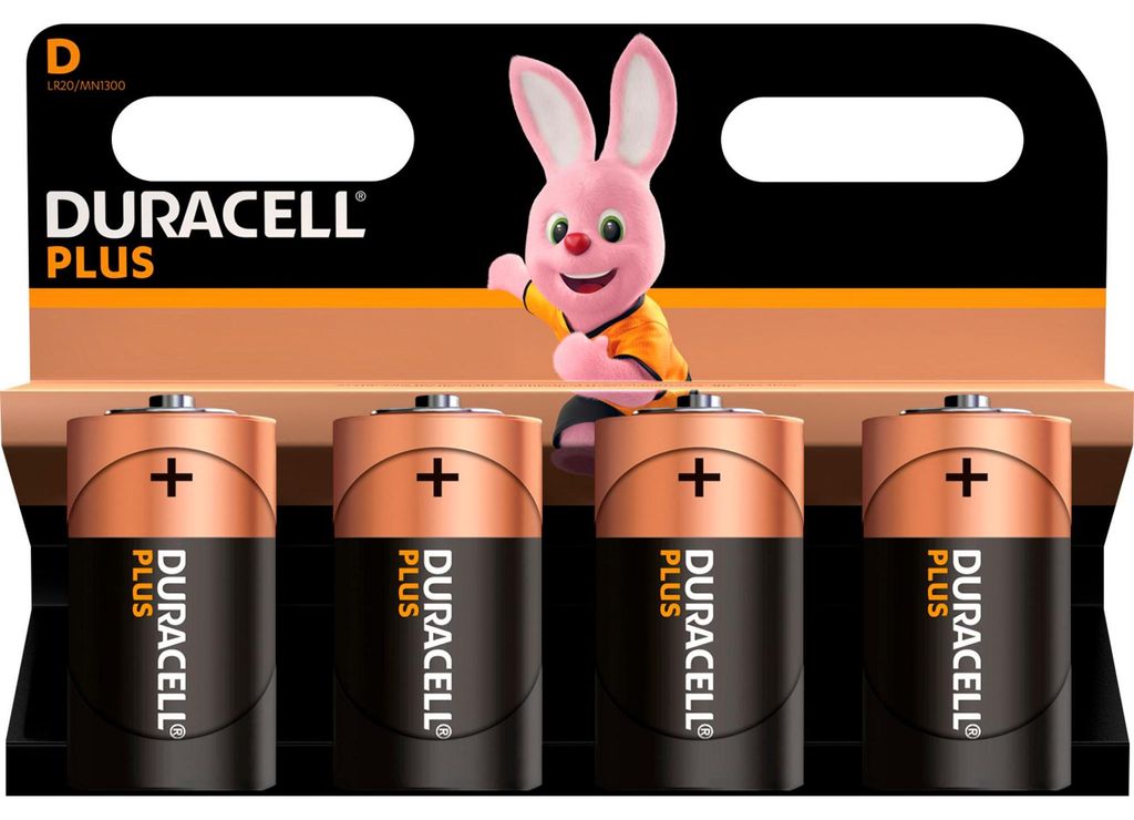 Duracell Plus New D K4 (MN1300/LR20) Zdjęcie produktu 