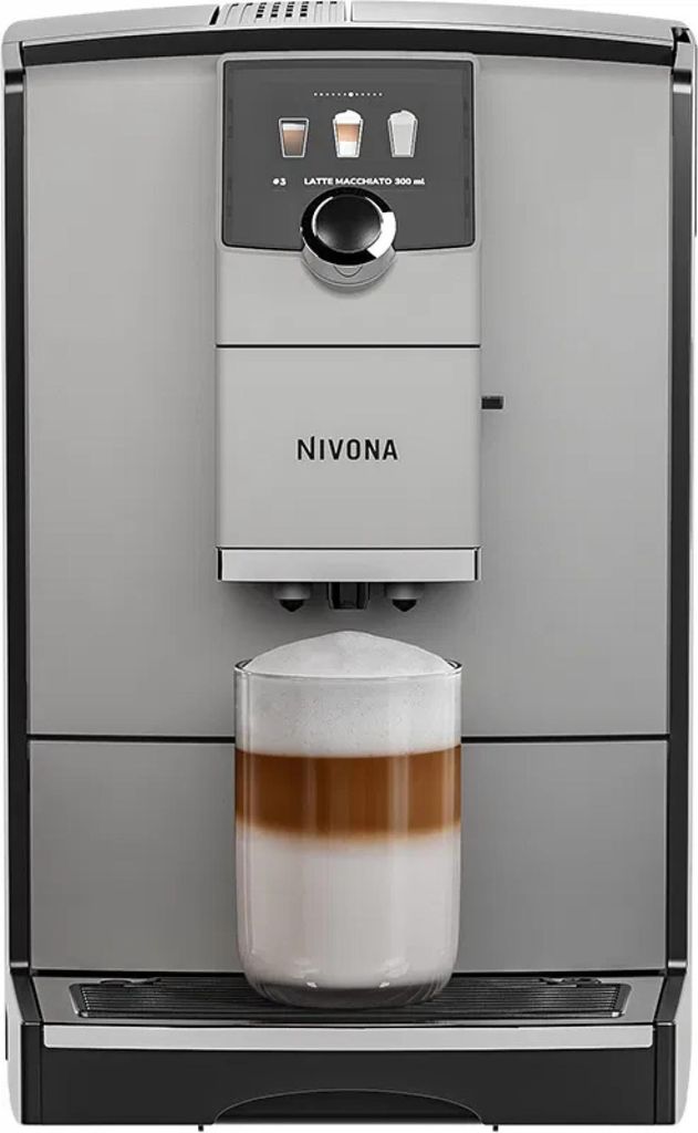 Nivona NICR 793, Espressomaschine, 2,2 l, Kaffeebohnen, Gemahlener Kaffee, Eingebautes Mahlwerk, 1455 W, Grau