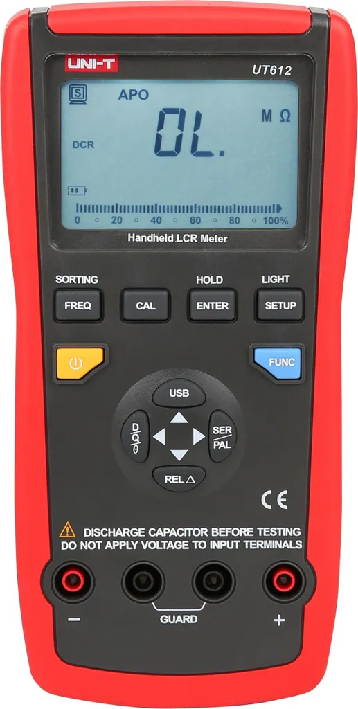 Testeur de Composants LCR UT612 pour Diagnostic de Circuit et Labo Pro