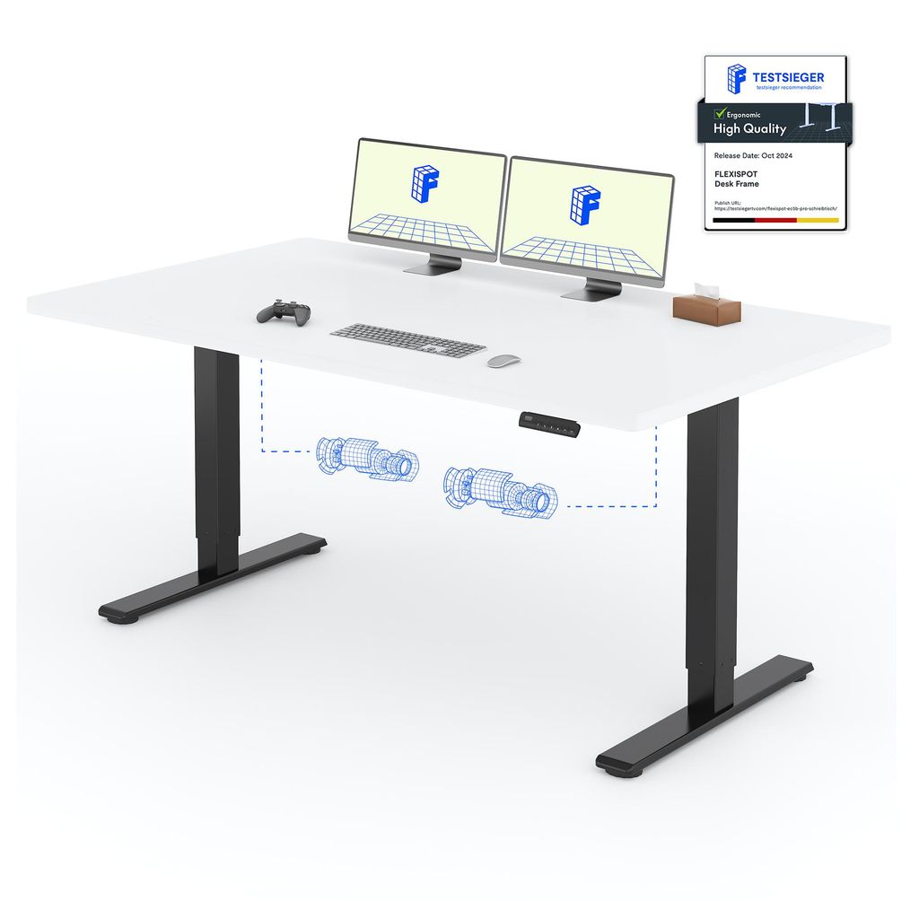 FLEXISPOT E1 Pro Scrivania regolabile elettricamente in Immagine del prodotto 