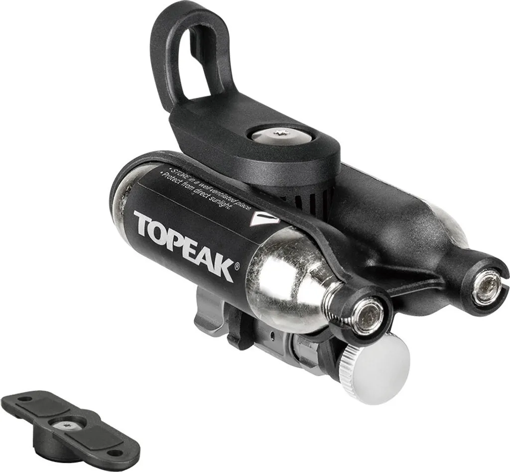 Topeak Ninja Master+ Co2 Noire - Support de Gonflage Discret et Robuste - 3