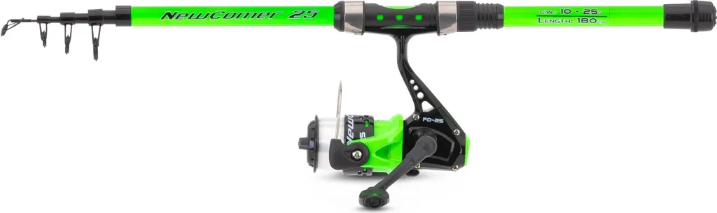 Kit de pêche Singer Newcomer 1.80m canne compacte facile à ranger - 2