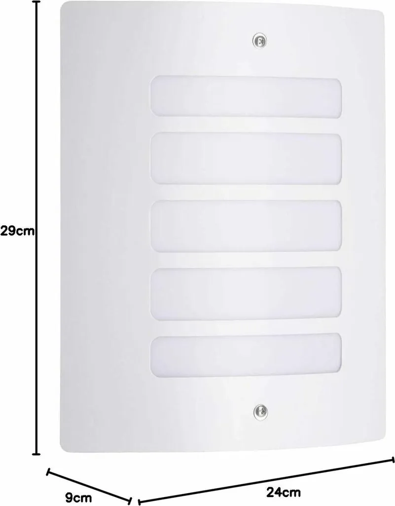 Applique Murale E27 Brilliant Todd en Métal Blanc Finition Mate