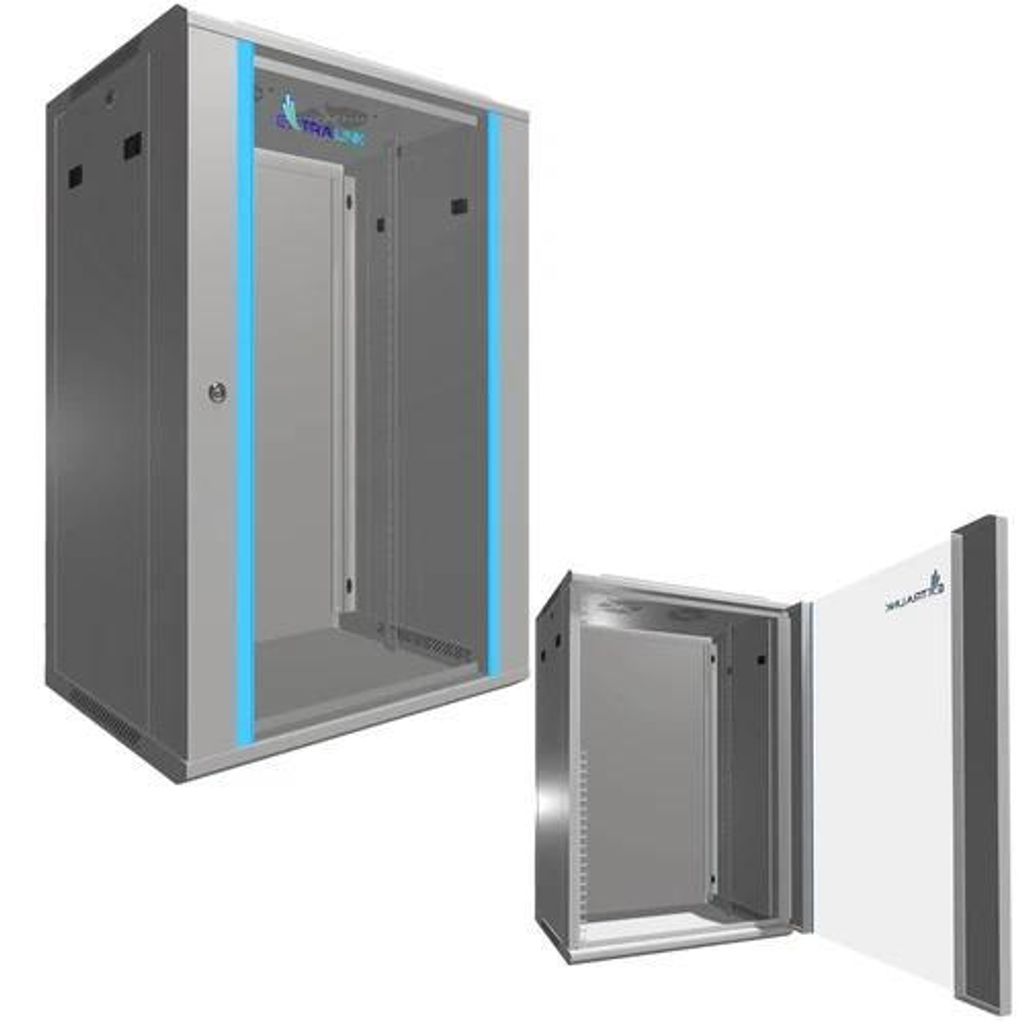Extralink 18U 600x450 Grey | Rack cabinet | wall-mounted Zdjęcie produktu 