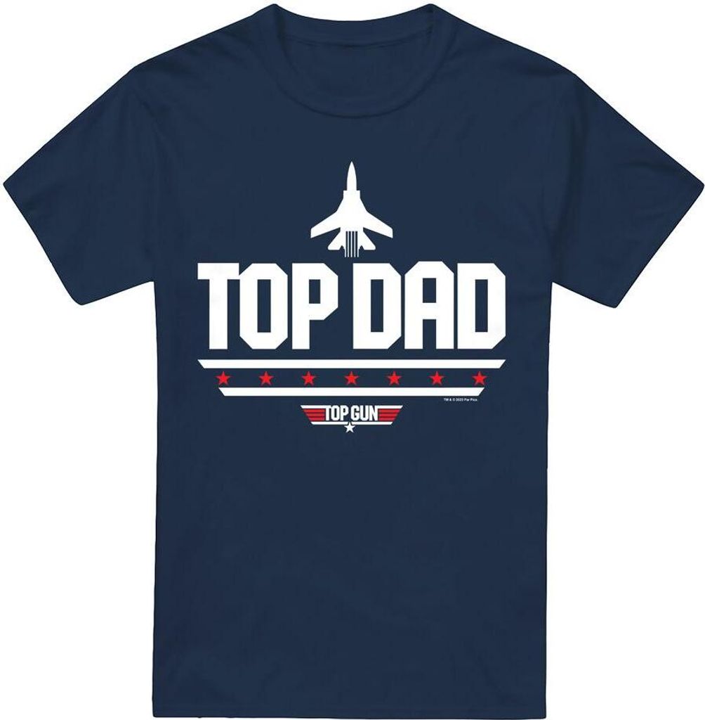 Top Gun - T-Shirt für Herren - Vatertag TV7066 (XXL) (Marineblau)