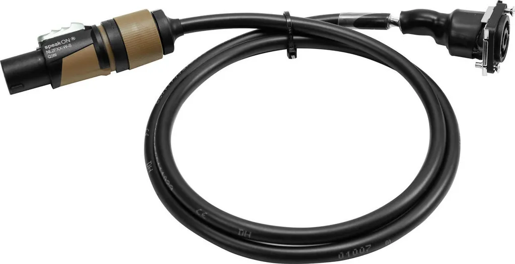 Cordon Speakon PSSO 2 pôles 1m EB - Liaison Audio Cuivre sans Perte