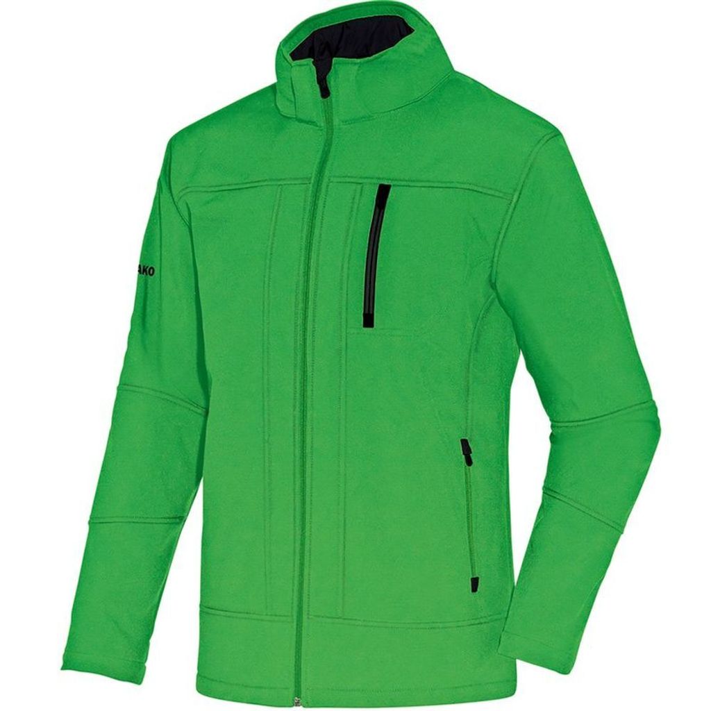 Jako Fußball Softshelljacke Team Herren Funktionsjacke Outdoorjacke grün schwarz Gr M