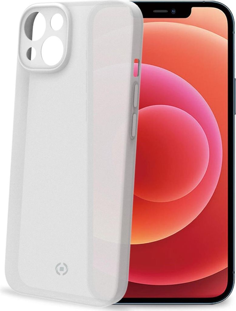 Celly iPhone 14 Weiß Handytasche