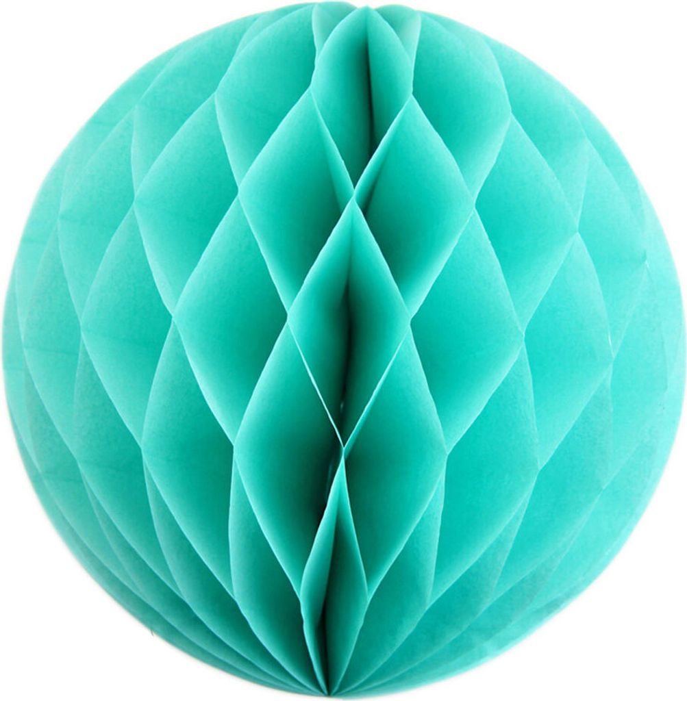 10 Wabenbälle 20cm Set, Farbauswahl:helltürkis / aqua 314