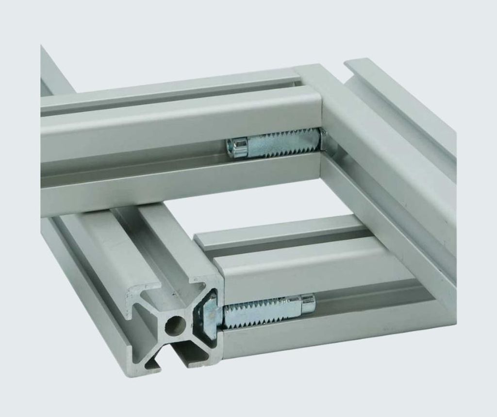 Automatikverbinder für 20x20 & 20x40 Nut 5 Aluprofil- inkl. Produktbild 