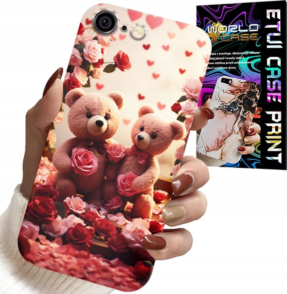 Etui Für Iphone ( 6 Plus ) - Teddybären, Liebe Dich, Herzen Viele Etui-Designs