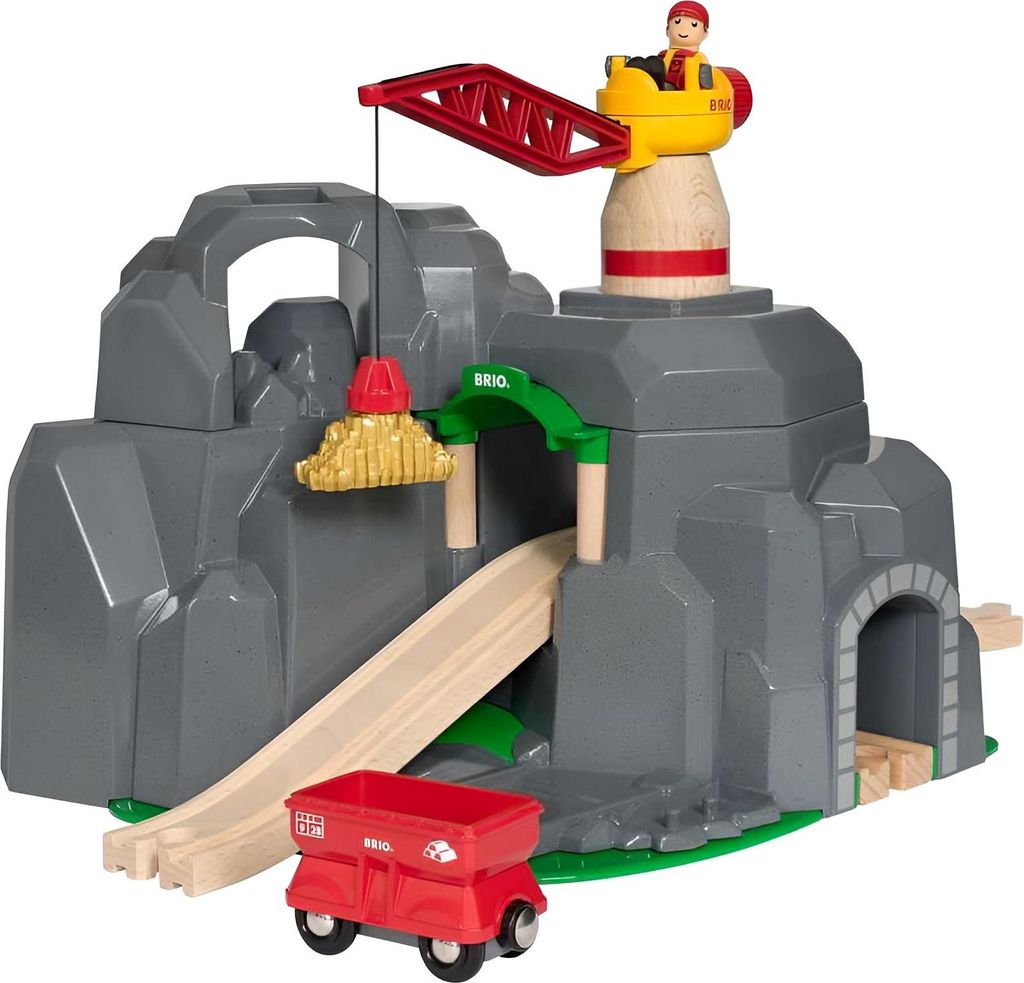 Brio Große Goldmine mit Sound-Tunnel, 7-tlg., Bergmine, Immagine del prodotto 
