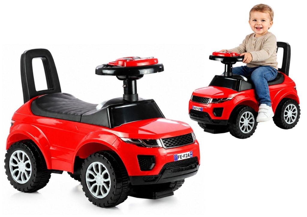 LEANToys Rutschauto für Baby und Kinder Rot Produktbild 