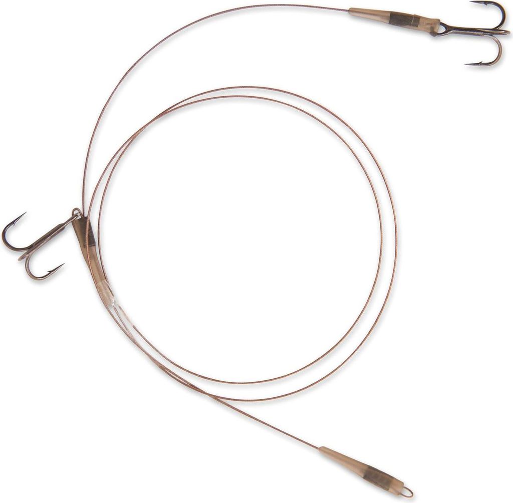 Quantum Mr Pike Universal Leader 60cm 13,6kg 2 Haken - Hechtvorfach, Größe:2