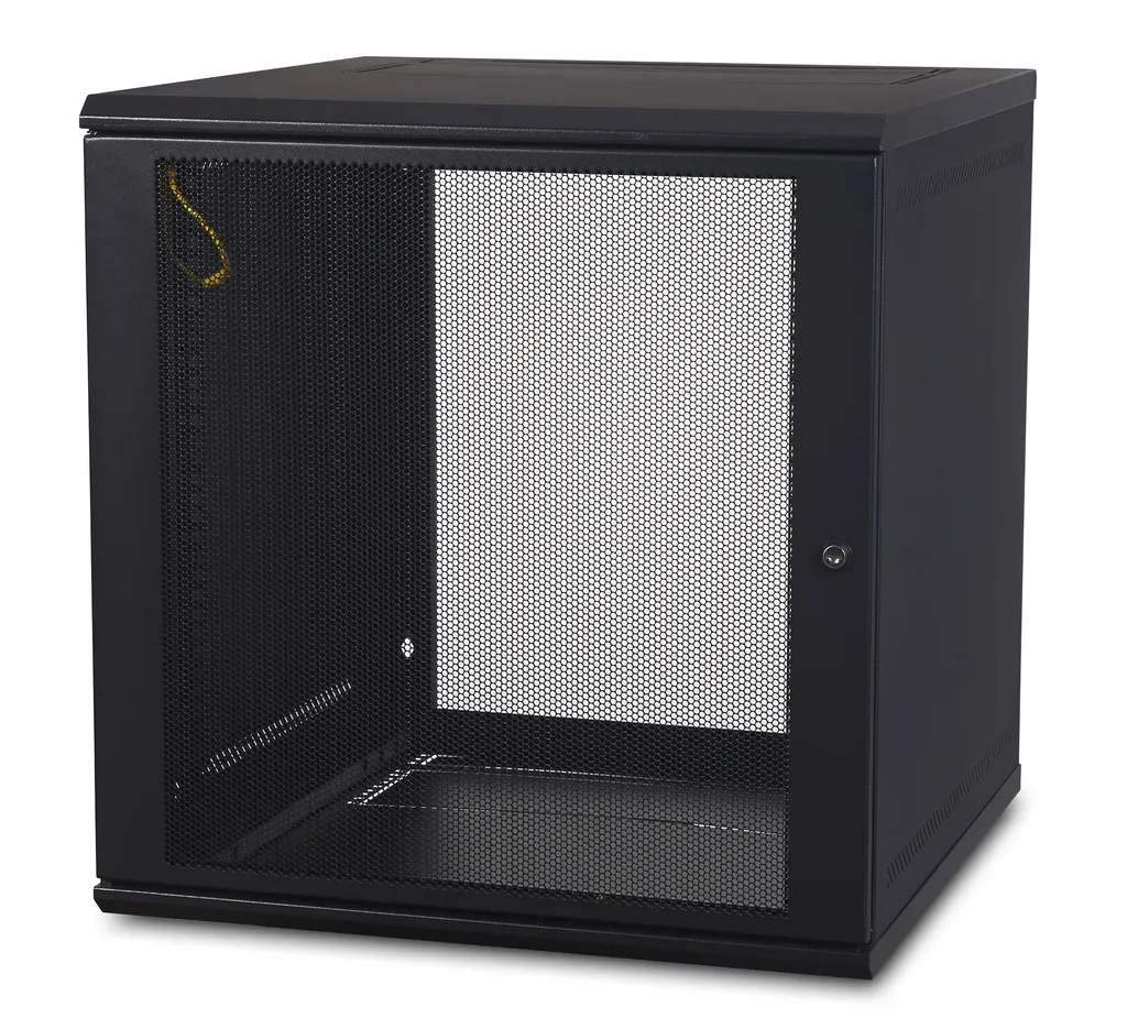 Rack mural APC AR112 12U noir - Fini le désordre de câbles et serveurs