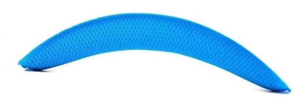 Étui de rechange pour casque audio bleu durable avec mousse souple