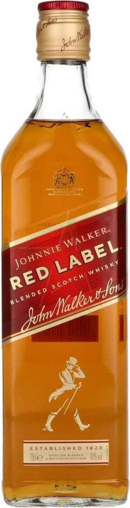 Johnnie Walker Red Label Blended Scotch Whisky 40 % 0,70 Liter