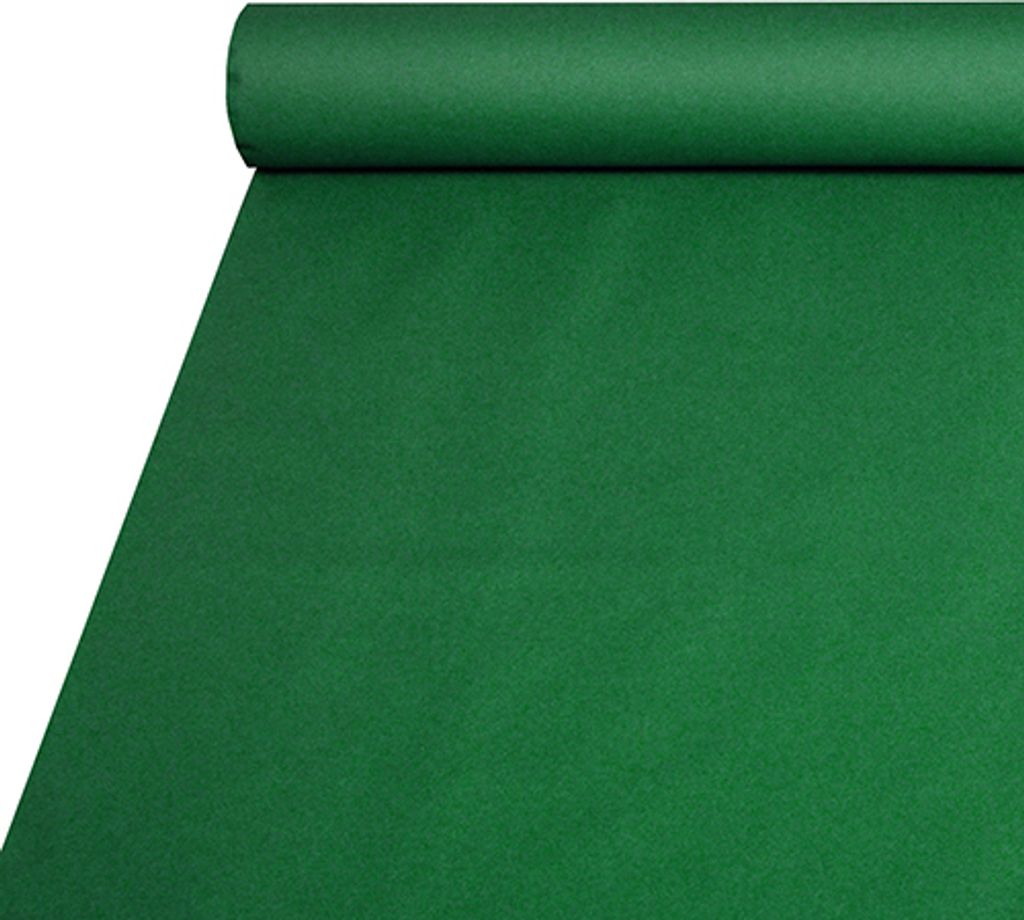 Tischdecke, stoffähnlich, Airlaid 20 m x 1,2 m dunkelgrün