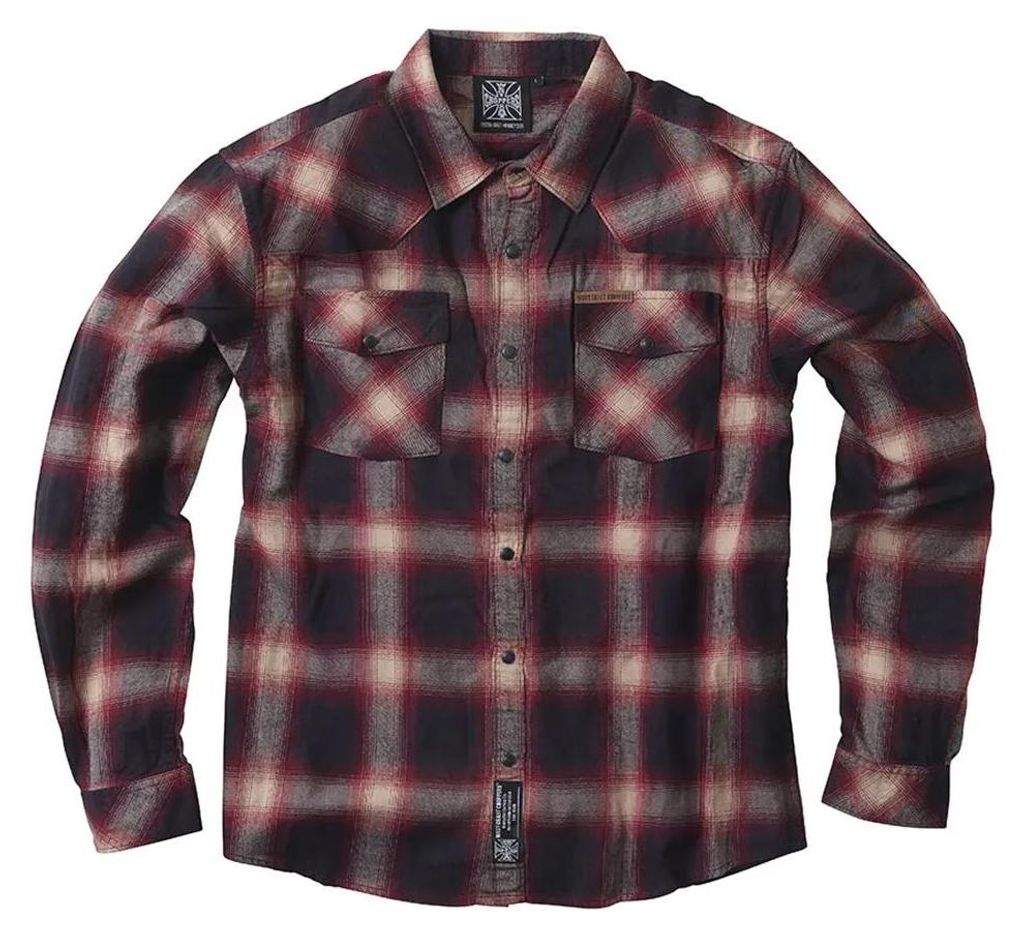 West Coast Choppers Outlaw Flannel Langarmhemd Mehrfarbig XL Mann Mehrfarbig XL